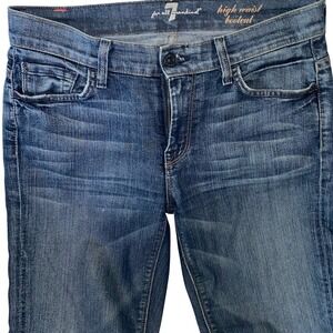 7 For All Mankind High Waist Bootcut Jeans Medium Wash Size 27